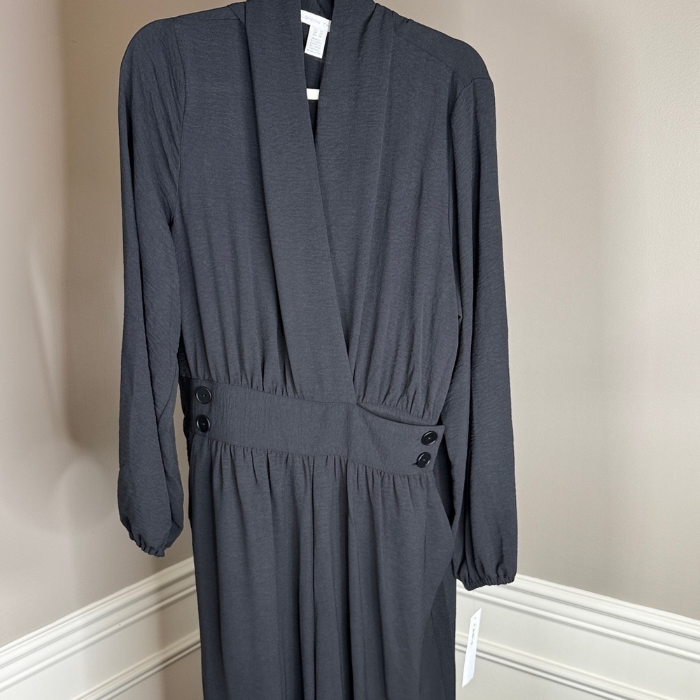 London Times Black Jumpsuit Size 16
